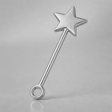 950 Platinum - Fairy Wand Charm