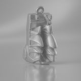 950 Platinum - Miniature Sydney Opera House Charm