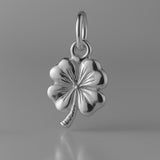 950 Platinum - Classic Four-Leaf Clover Charm