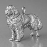 950 Platinum - Newfoundland Dog Charm