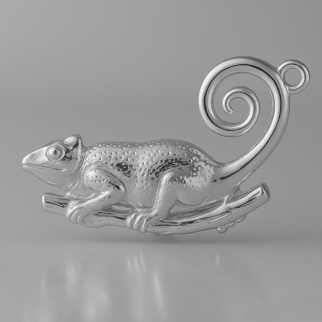 950 Platinum - Panther Chameleon Charm