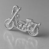 950 Platinum - Retro Motorbike Charm