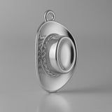 950 Platinum - Akubra Hat Charm