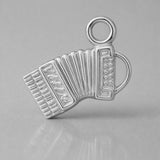 950 Platinum - Piano Accordion Charm