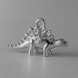 950 Platinum - Classic Stegosaurus Charm