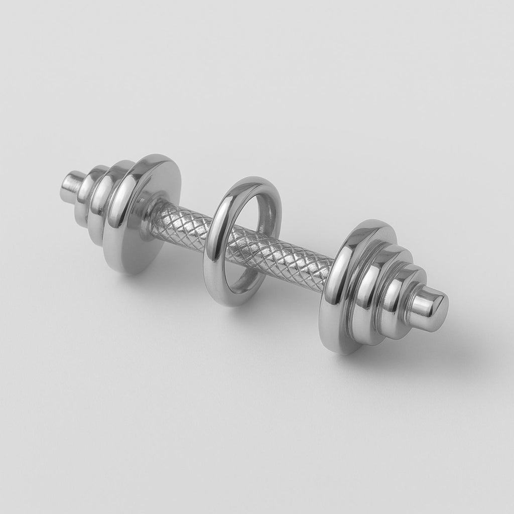 950 Platinum - Classic Barbell Charm
