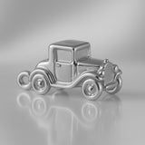 950 Platinum - Classic 1920s Coupe Car Charm