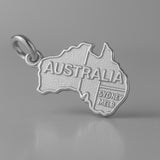 950 Platinum - Australia Sydney Melbourne Charm