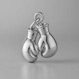 950 Platinum - Boxing Gloves Charm