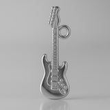 950 Platinum - Tele Electric Guitar Charm