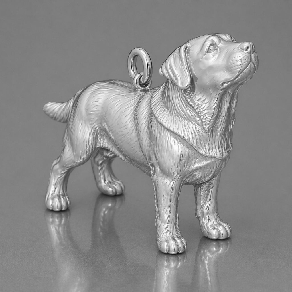 950 Platinum - Labrador Retriever Dog Charm