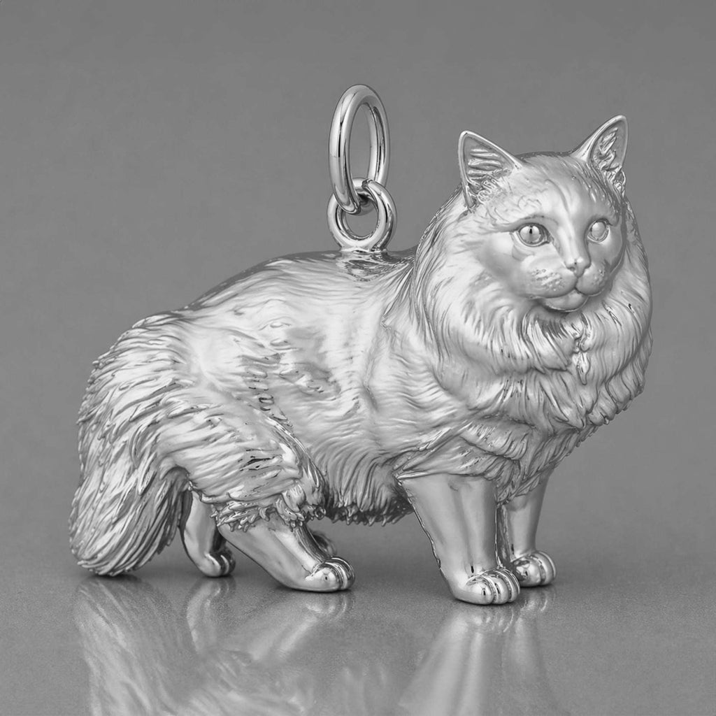 950 Platinum - Ragdoll Cat Charm