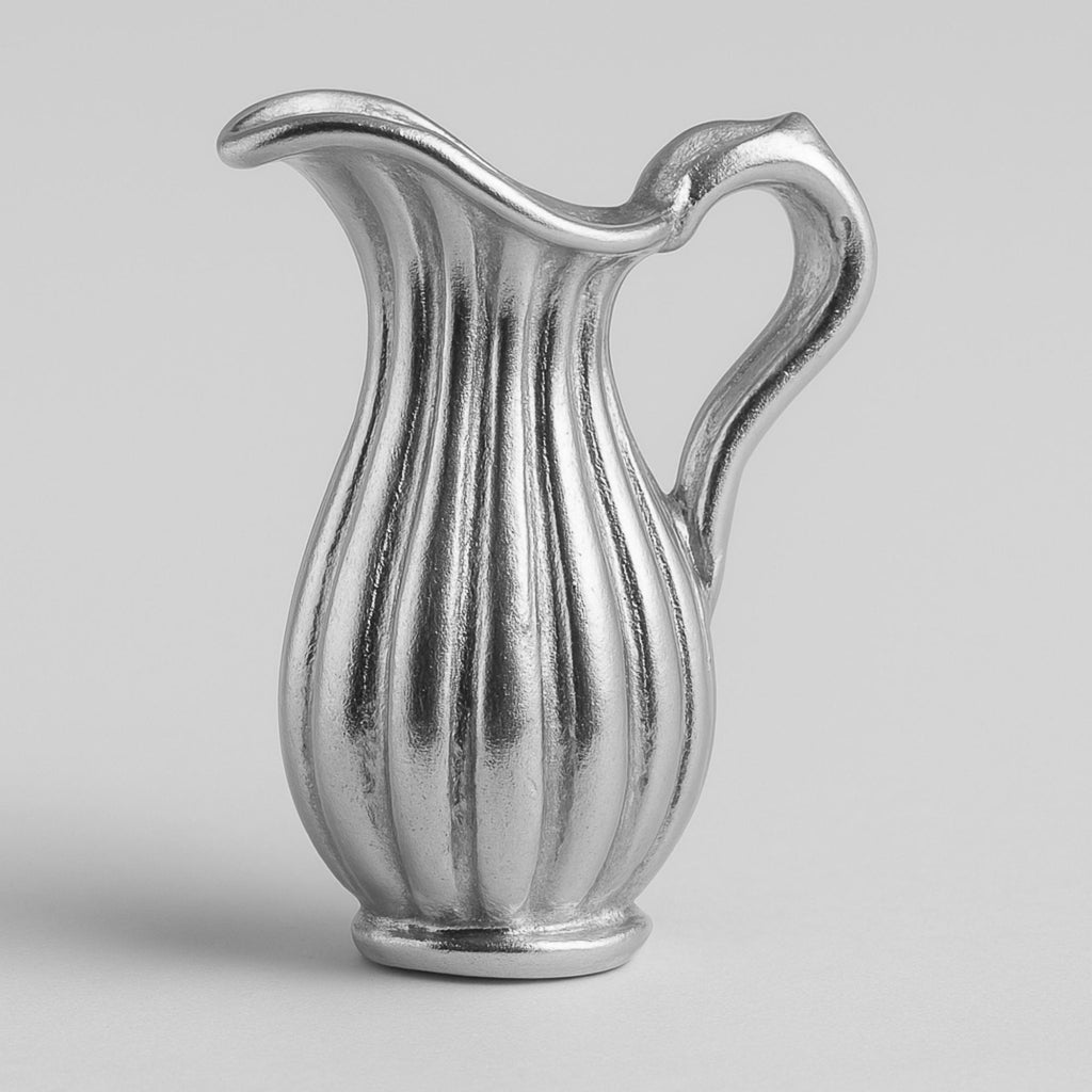 950 Platinum - Fluted Water Pitcher Charm