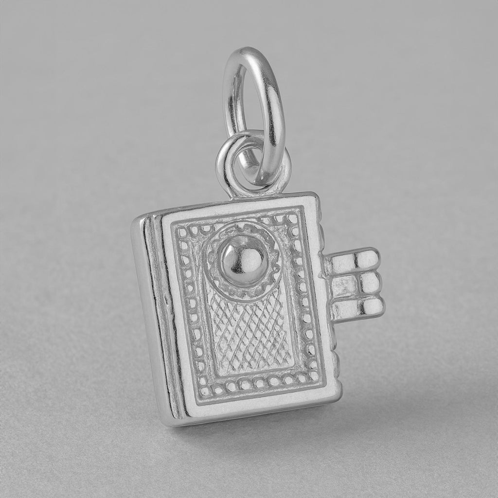 950 Platinum - Book Worm Charm