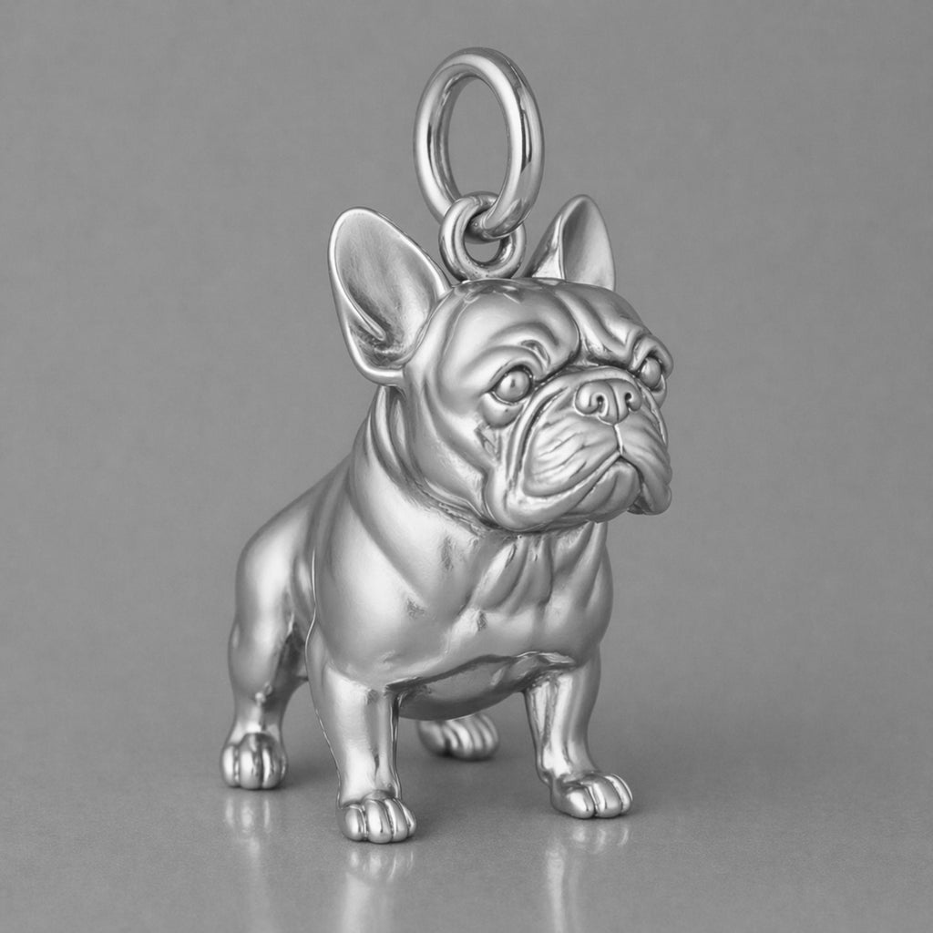 950 Platinum - French Bulldog Charm