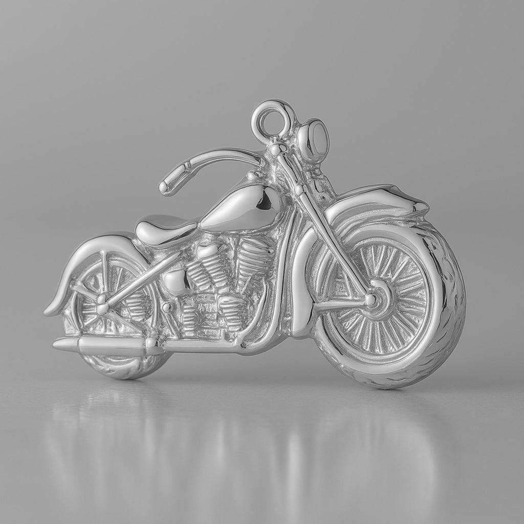 950 Platinum - Harley Motorbike Charm