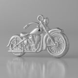 950 Platinum - Harley Motorbike Charm