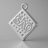 950 Platinum - SAO Biscuit Charm
