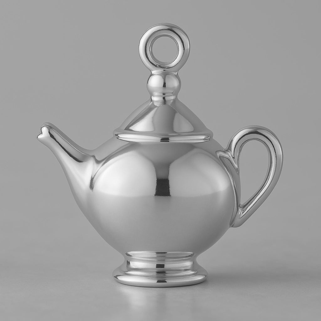 950 Platinum - Classic Teapot Charm
