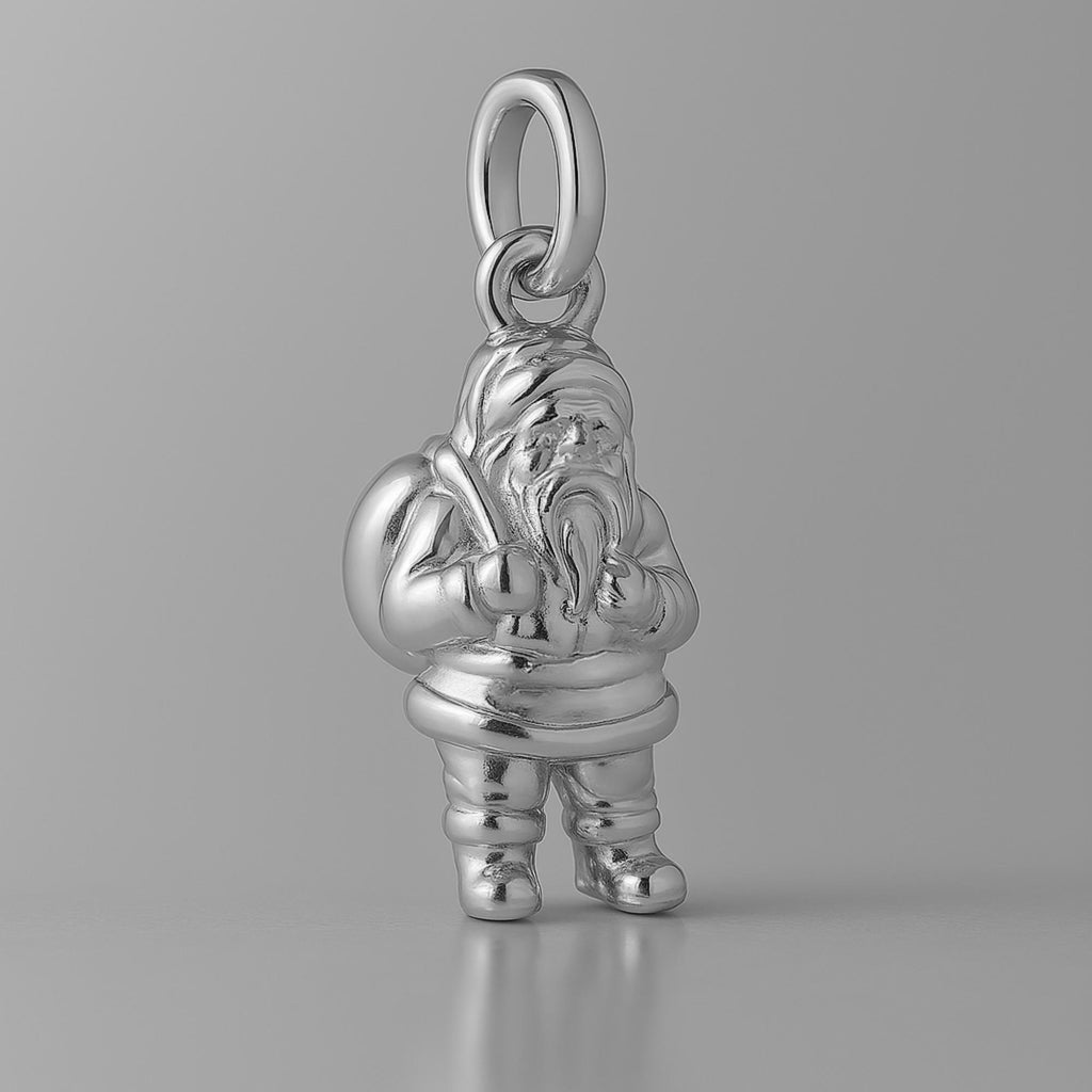 950 Platinum - Classic Santa Claus Charm