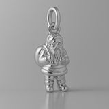 950 Platinum - Classic Santa Claus Charm