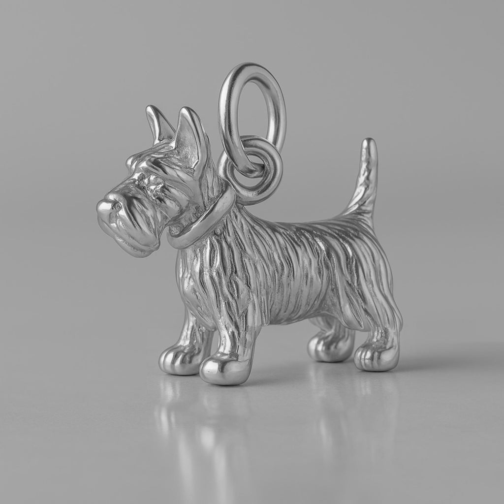 950 Platinum - Scottish Terrier Dog Charm
