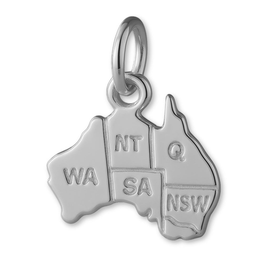 950 Platinum - Australia States Charm