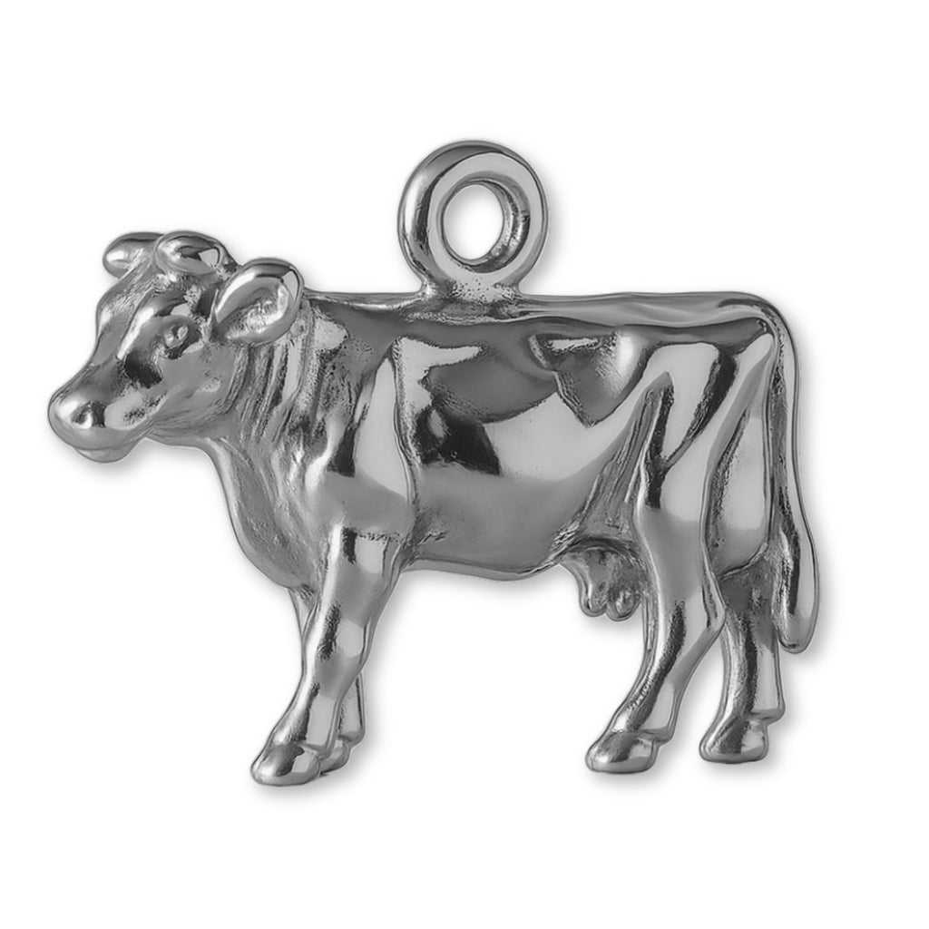 950 Platinum - Farmyard Dairy Cow Charm