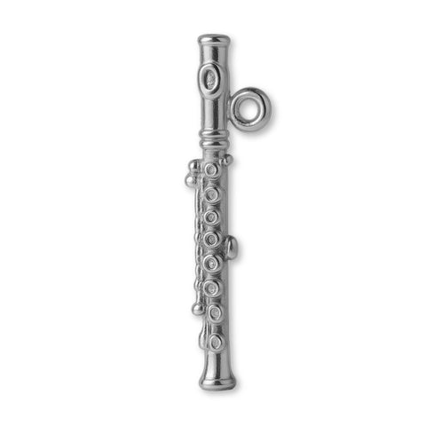 950 Platinum - Piccolo Flute Charm