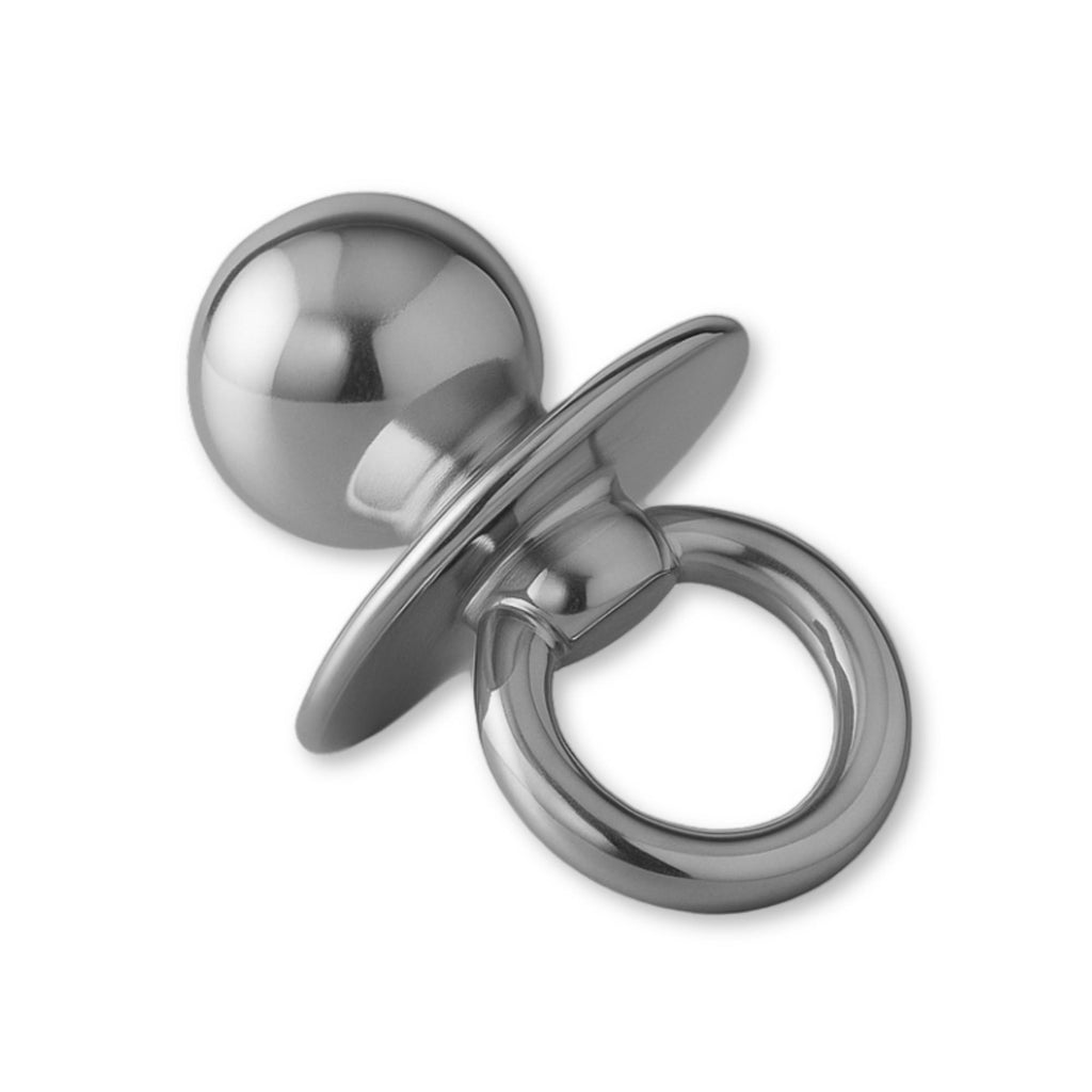 950 Platinum - Modern Pacifier Charm