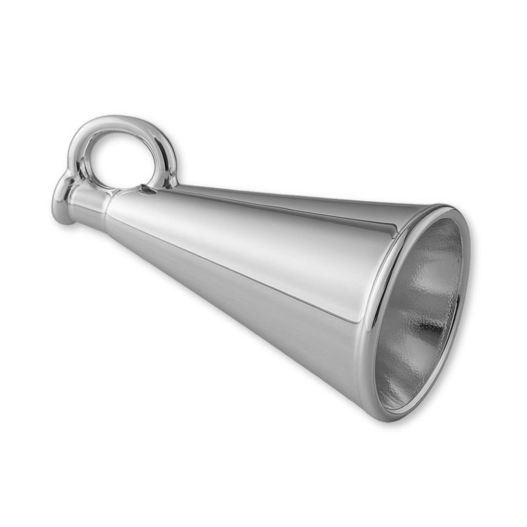 950 Platinum - Vintage Megaphone Charm