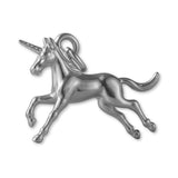 950 Platinum - Leaping Unicorn Charm