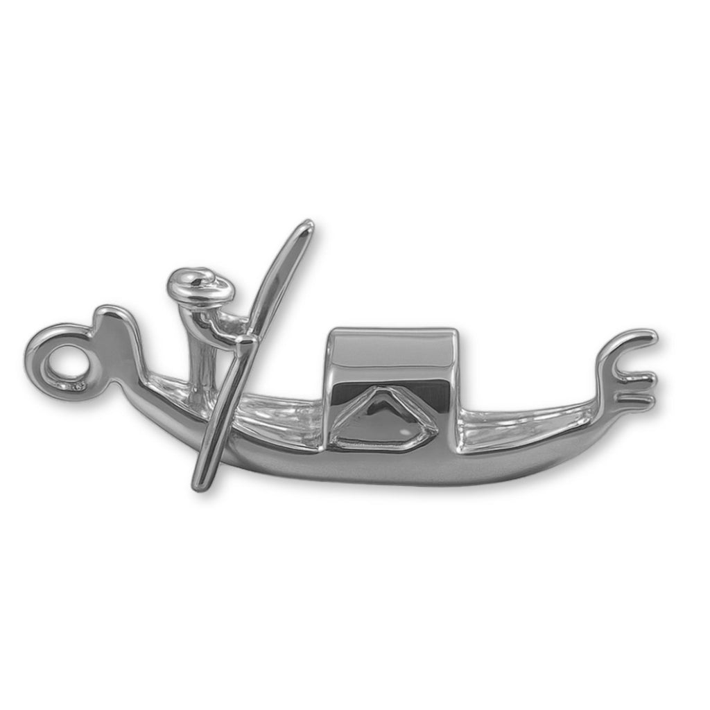 950 Platinum - Venetian Gondola Charm