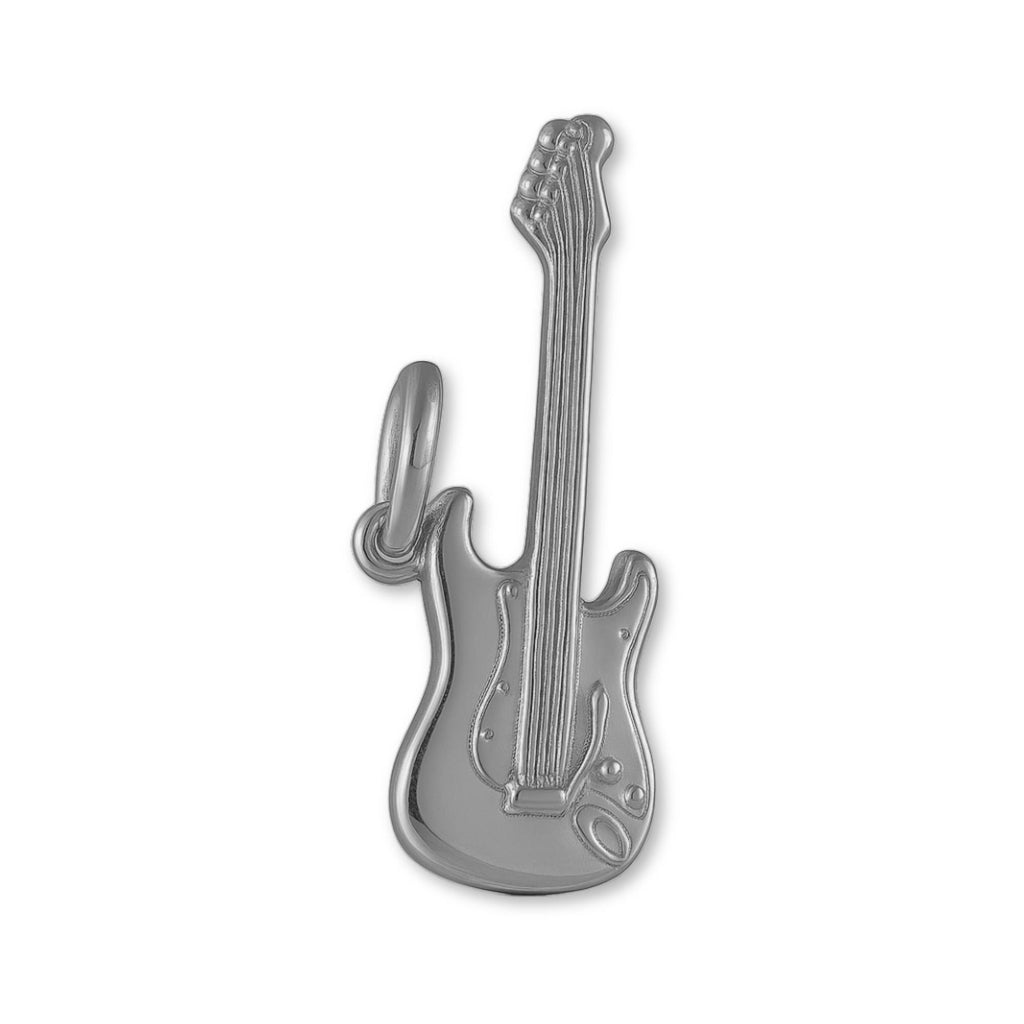 950 Platinum - Strat Electric Guitar Charm