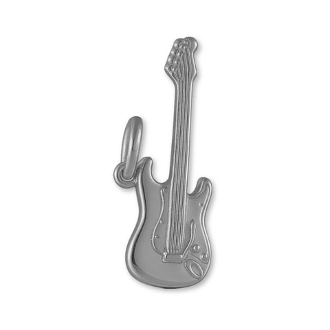 950 Platinum - Strat Electric Guitar Charm