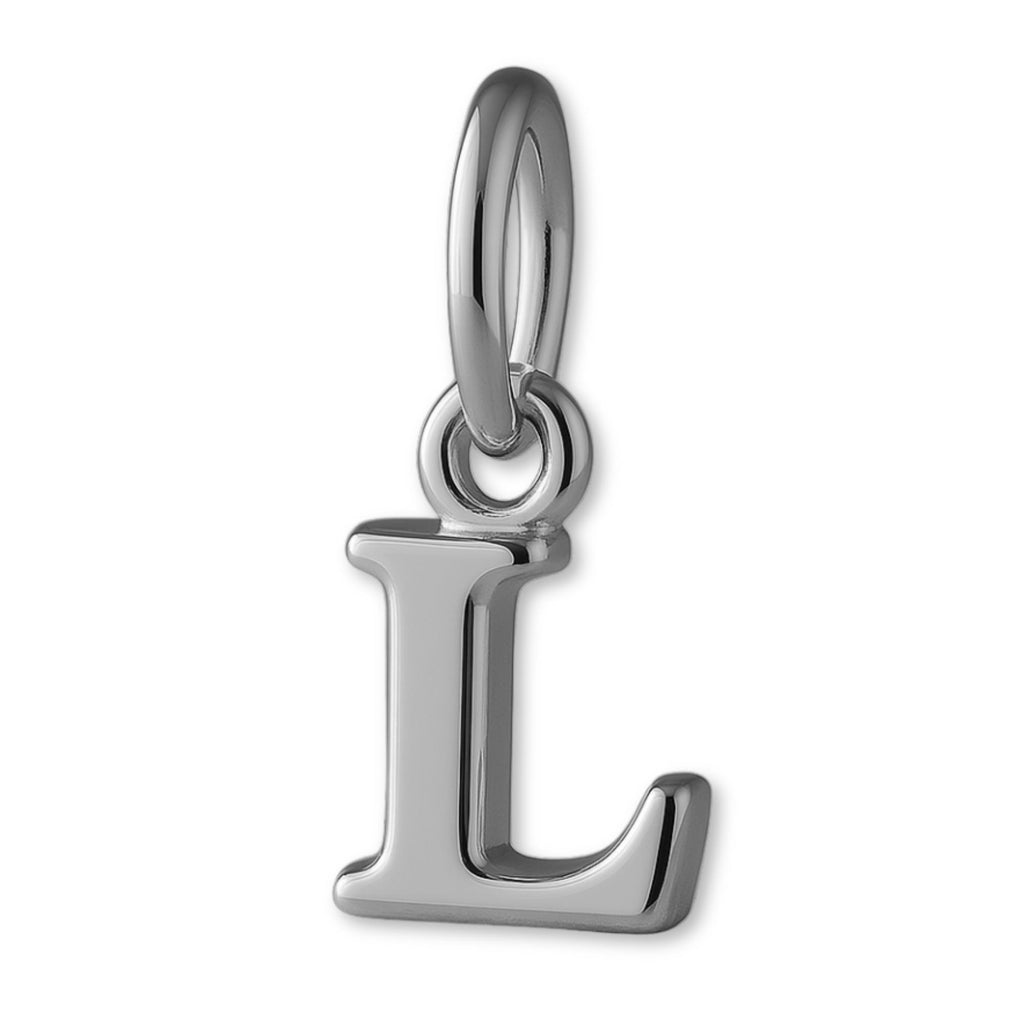 950 Platinum - Petite Letter Charm