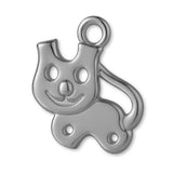 950 Platinum - Cartoon Cat Charm
