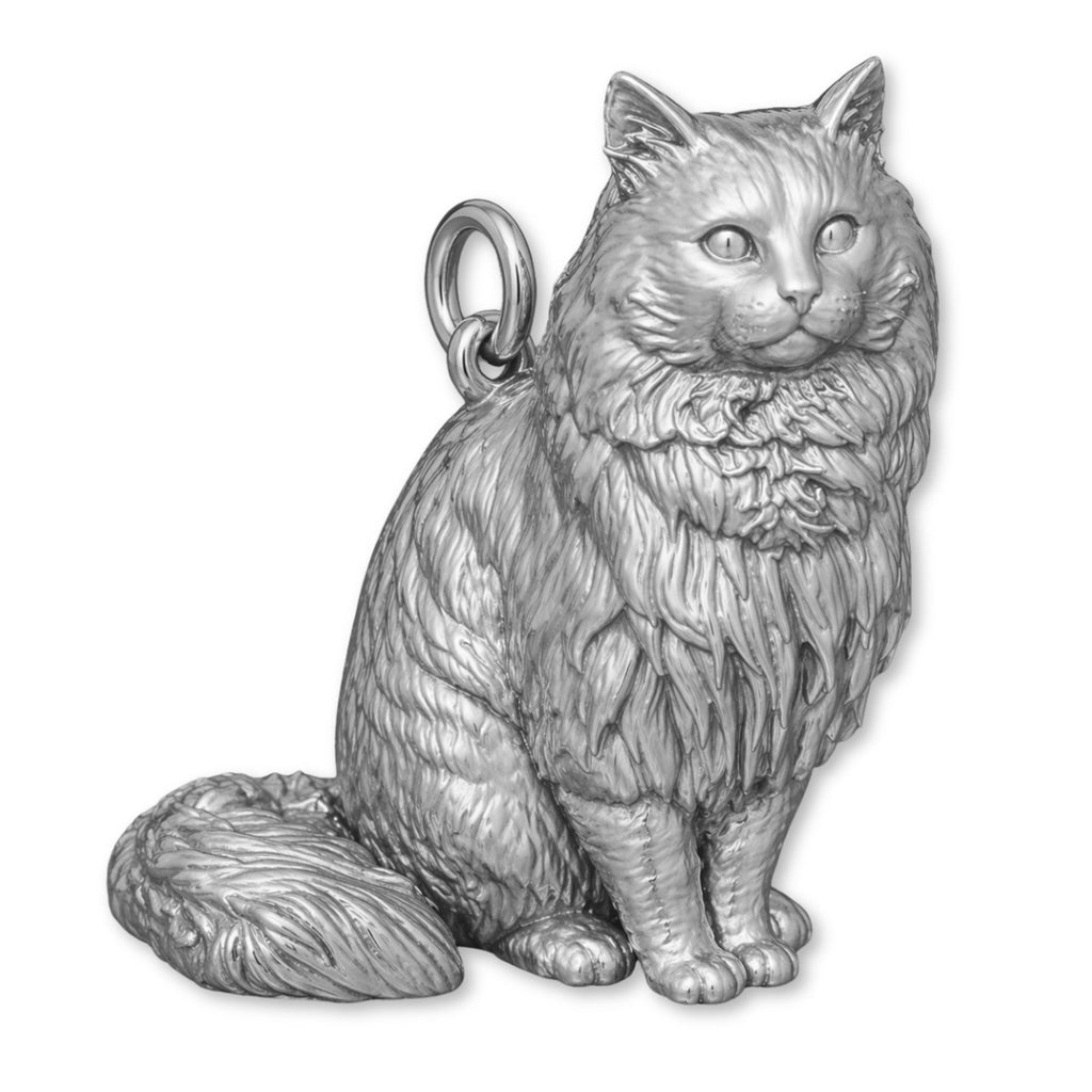 950 Platinum - Ragamuffin Cat Charm
