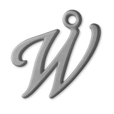 950 Platinum - Cursive Letter Charm