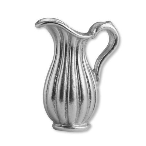 950 Platinum - Fluted Water Pitcher Charm