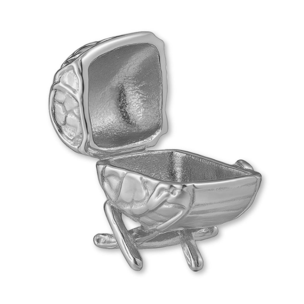 950 Platinum - Rustic Winery Display Barrel Charm