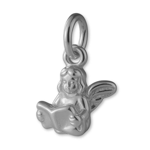 950 Platinum - Miniature Singing Angel Charm