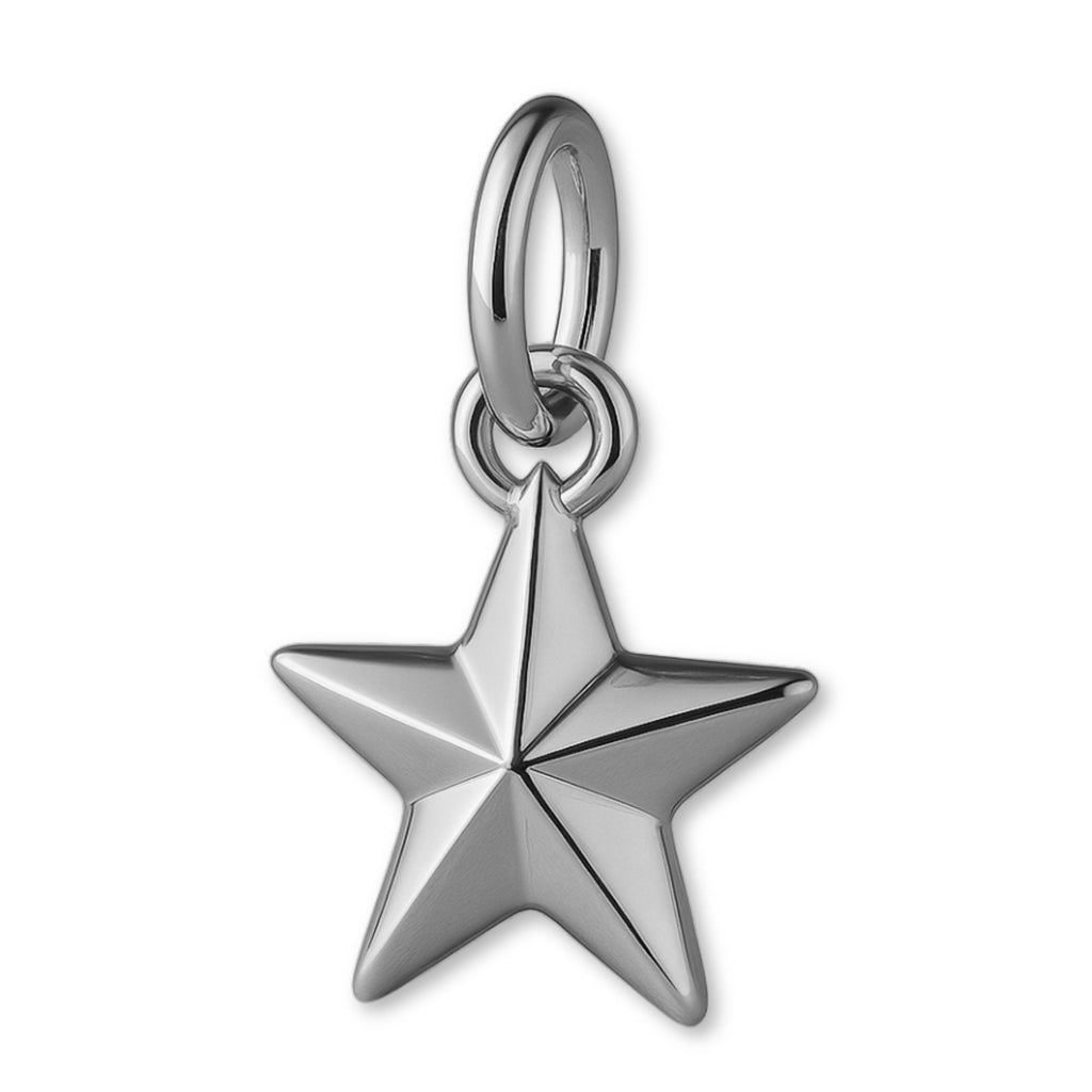 950 Platinum - North Star Charm
