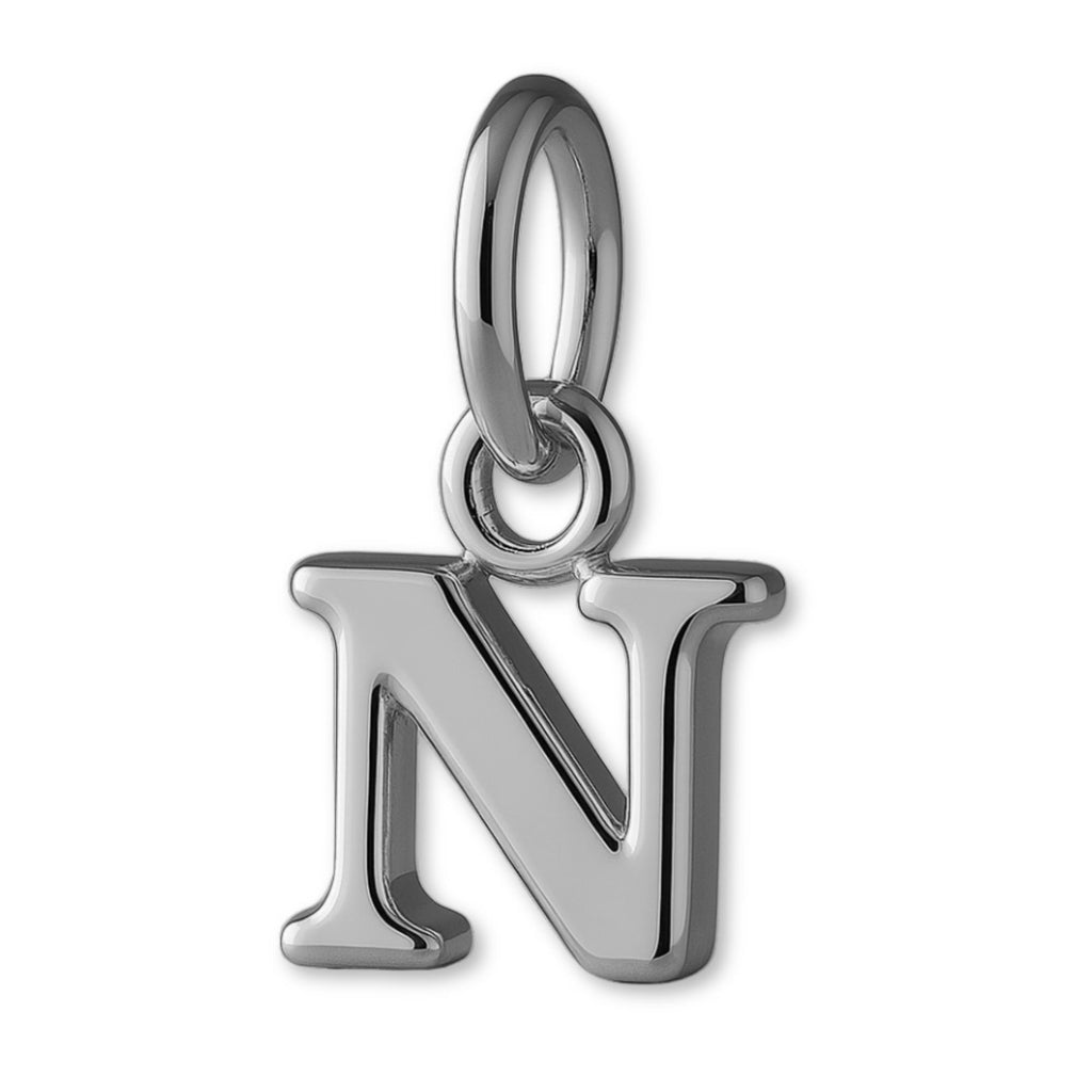 950 Platinum - Petite Letter Charm