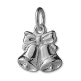 950 Platinum - Traditional Christmas Bells Charm