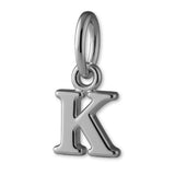 950 Platinum - Petite Letter Charm