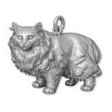 950 Platinum - Cymric Cat Charm