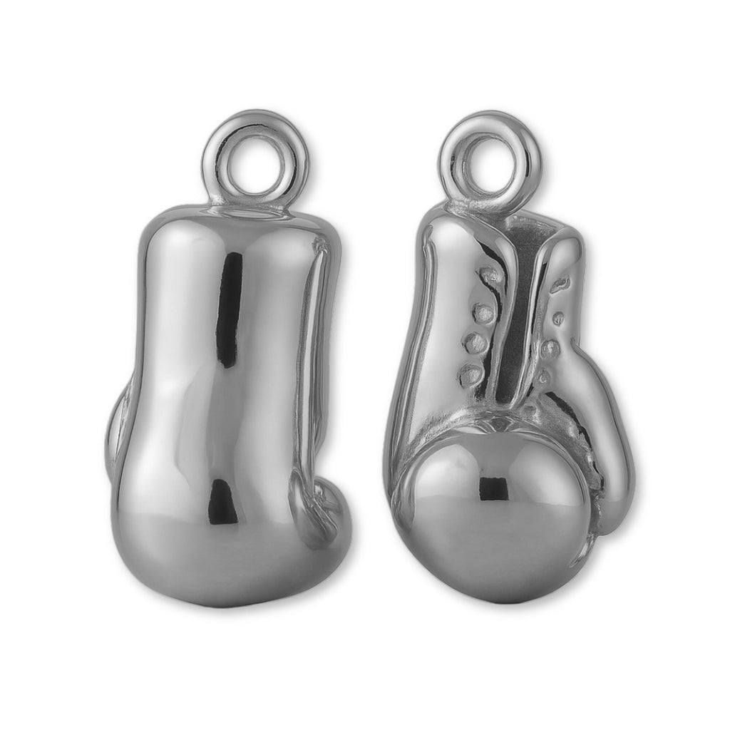 950 Platinum - Lace-Up Boxing Gloves Charm