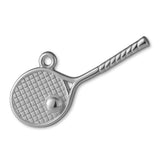 950 Platinum - Tennis Racket Charm
