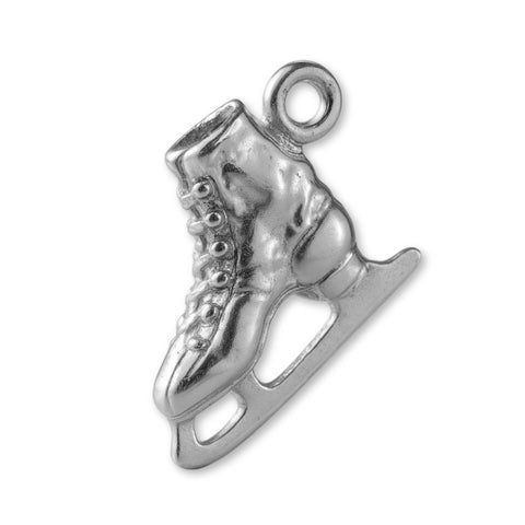 950 Platinum - Classic Ice Skating Boots Charm